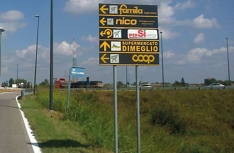 segnaletica stradale orizzontale aziendale