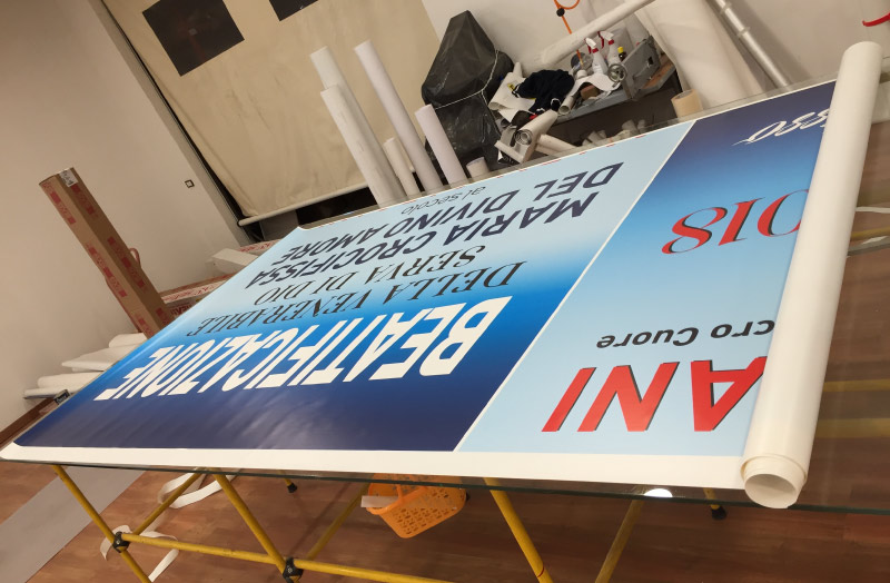 stampa banner pvc per esterno